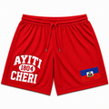 Ayiti Cheri Mesh Short (Red)