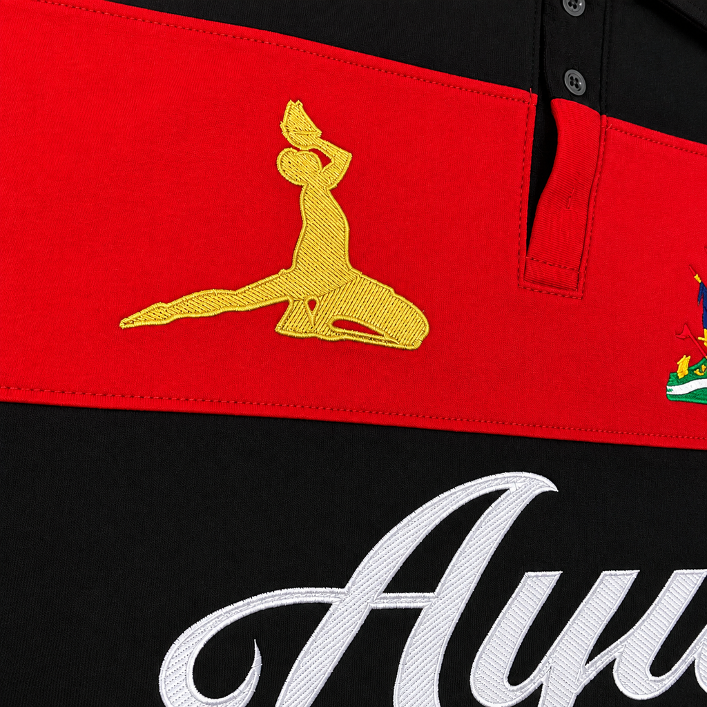 1.Ayiti Polo (Black)