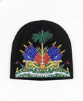 H/Flag Rhinestones Beanie Black