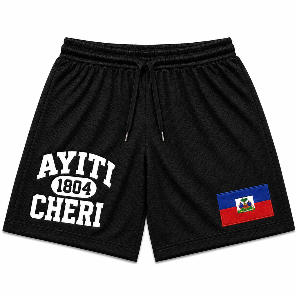 Ayiti Cheri Mesh Short (Black)