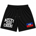 Ayiti Cheri Mesh Short (Black)