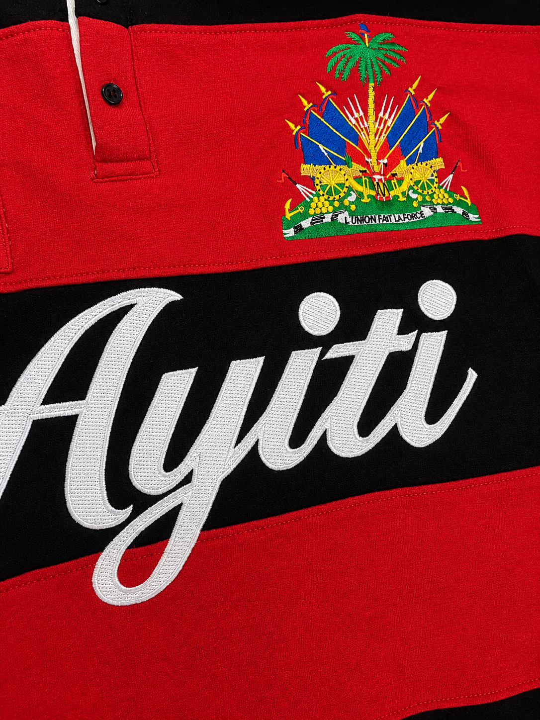 1.Ayiti Polo (Black)