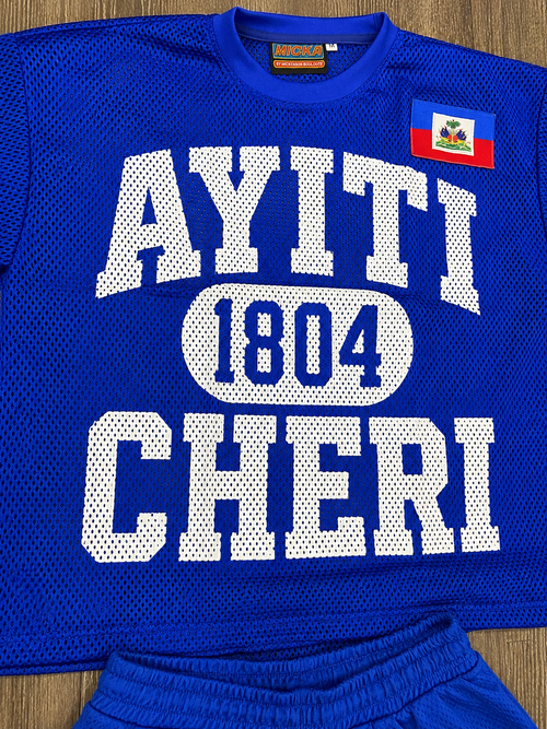 Ayiti Cheri Mesh Jersey (Blue)