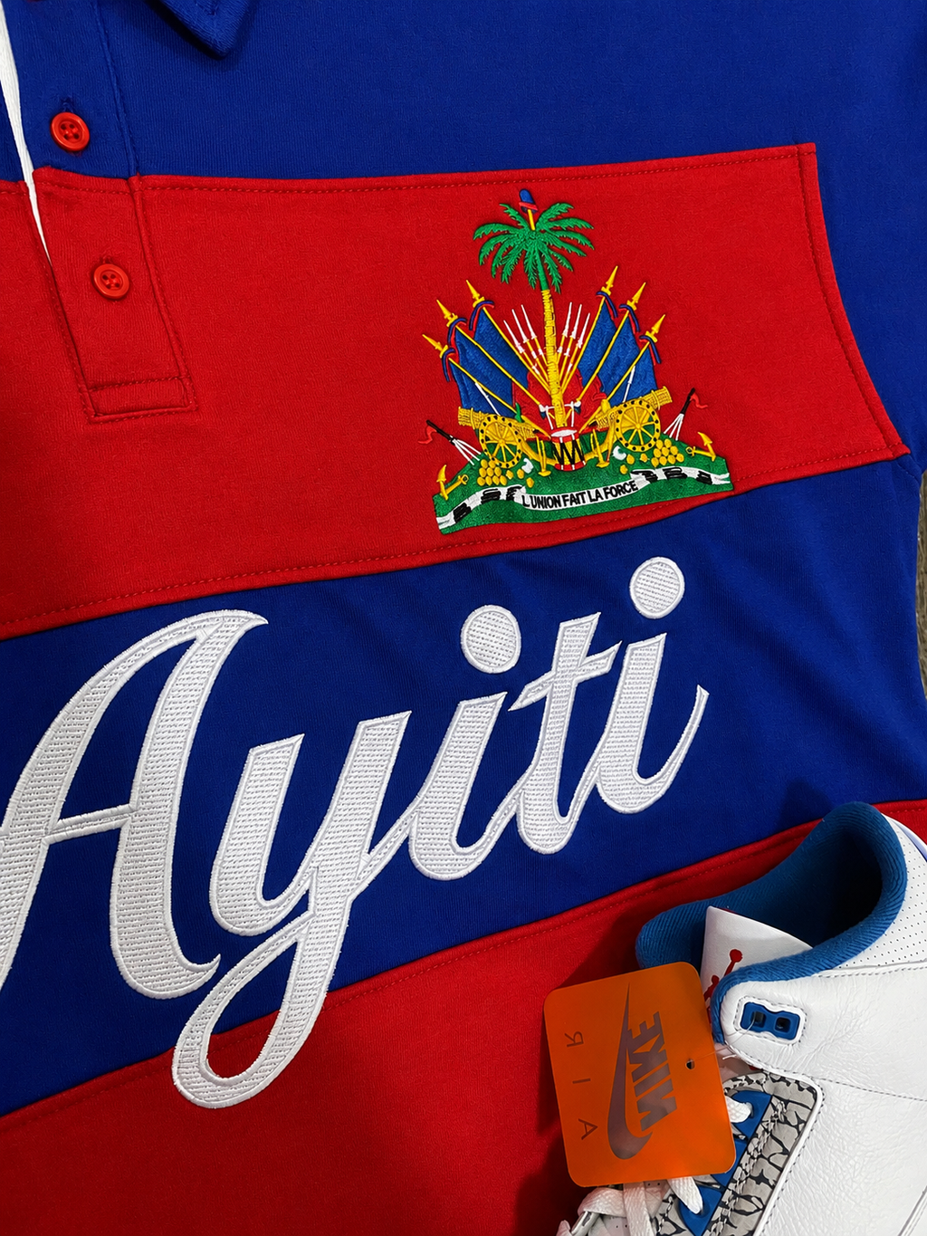 2.Ayiti Polo (Blue)