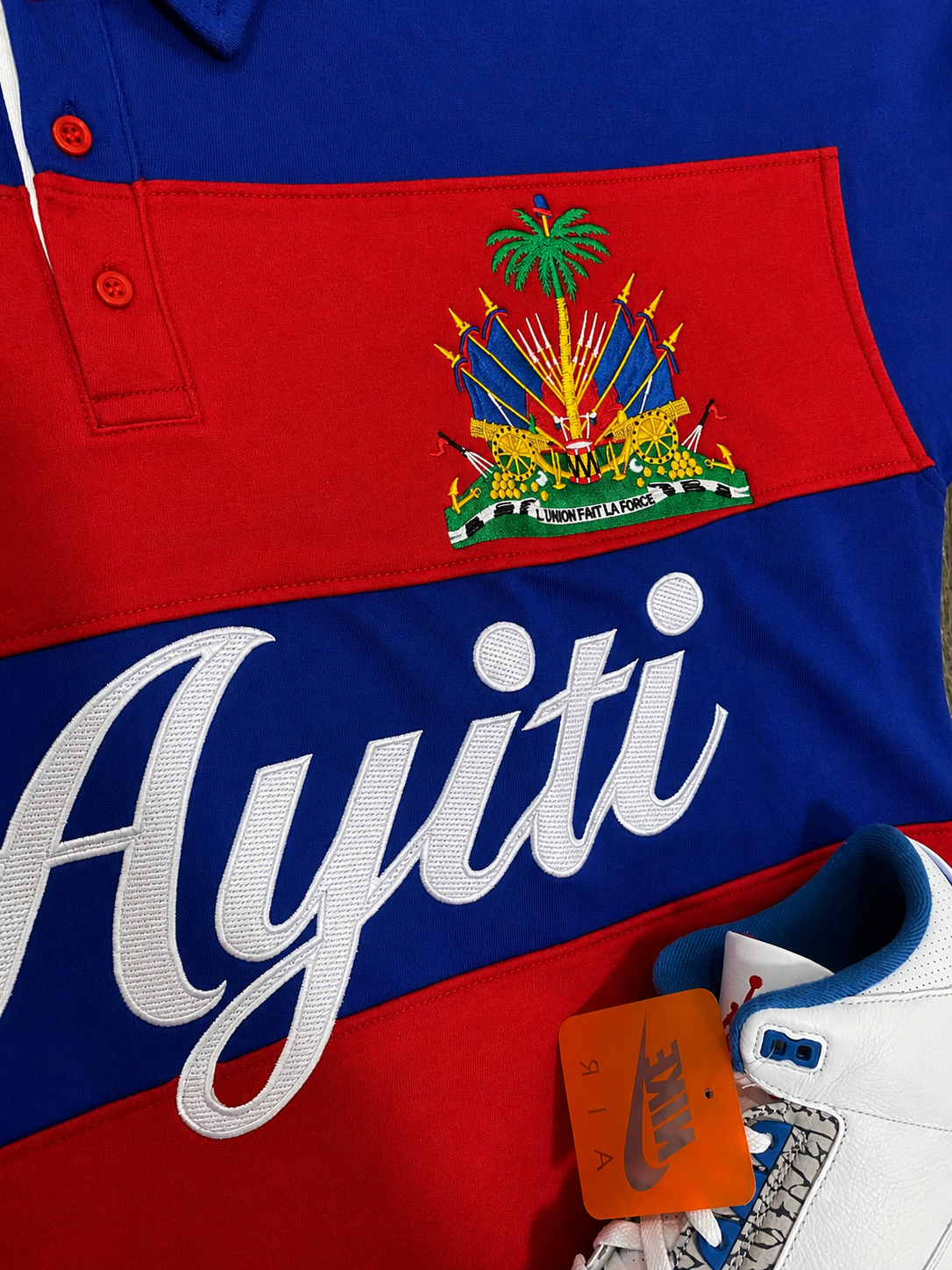 2.Ayiti Polo (Blue)