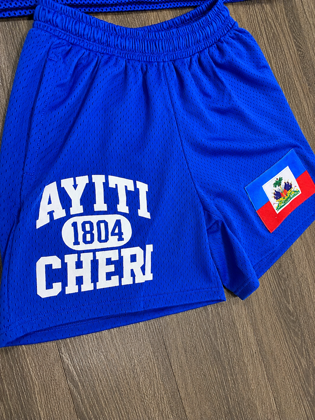 Ayiti Cheri Mesh Short (Blue)