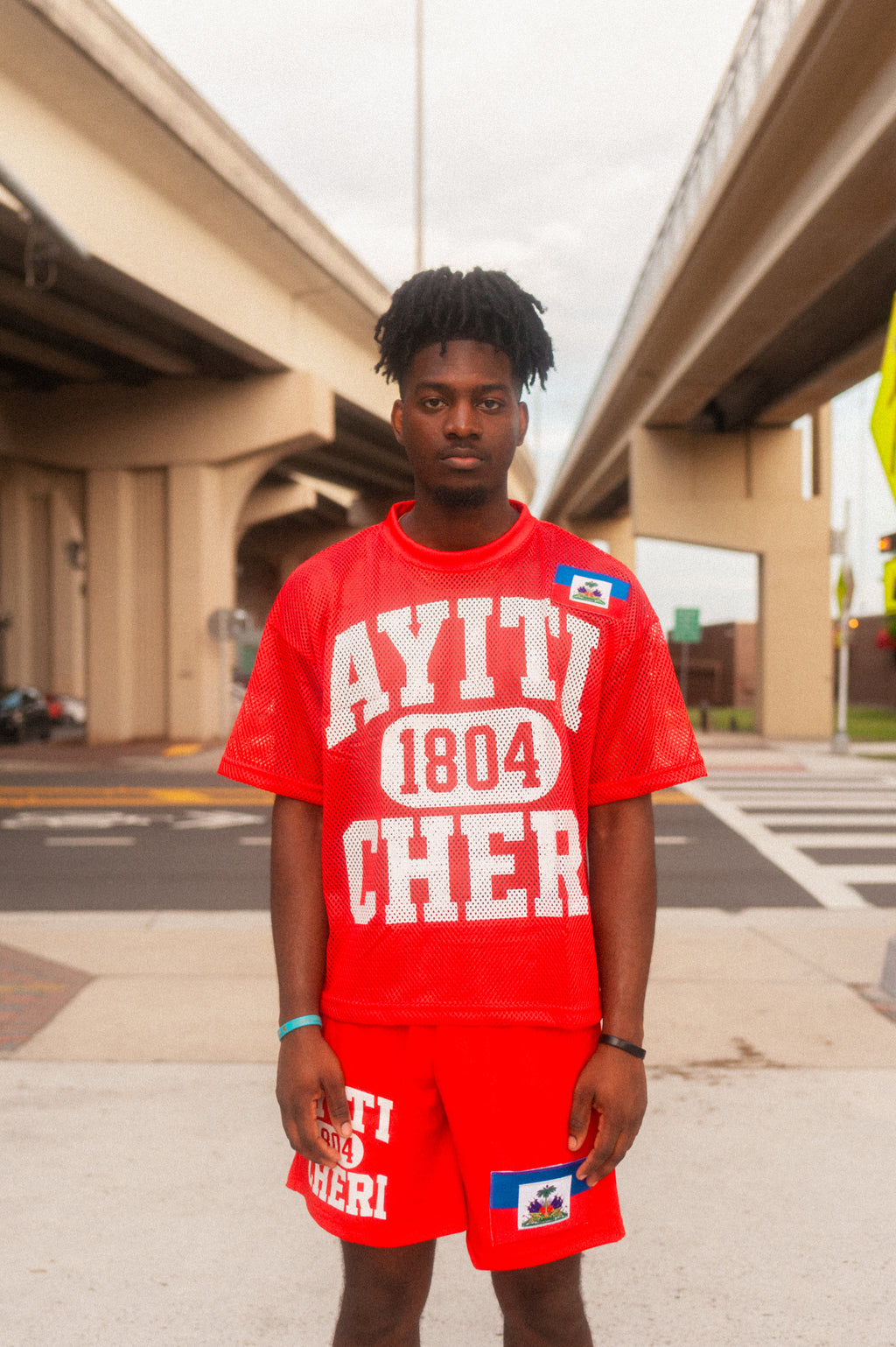 Ayiti Cheri Mesh Jersey (Red)