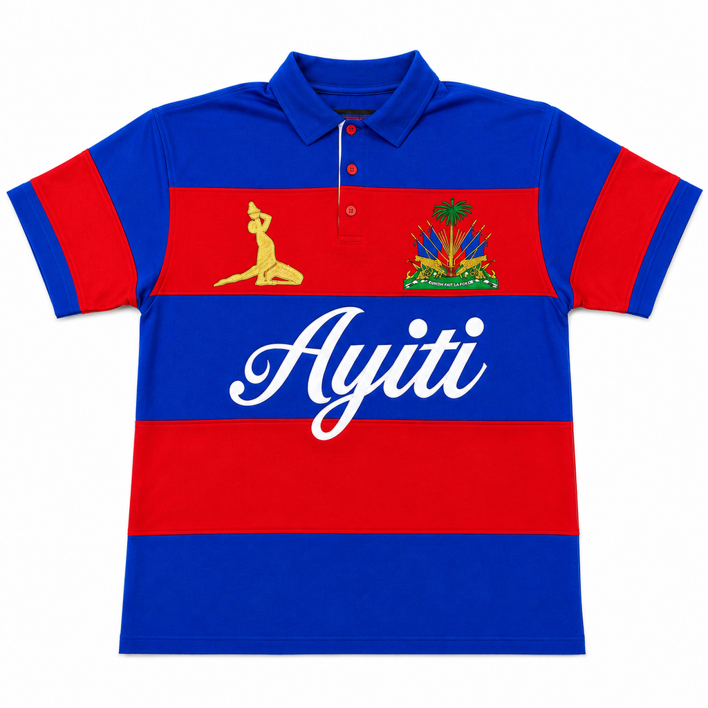 2.Ayiti Polo (Blue)