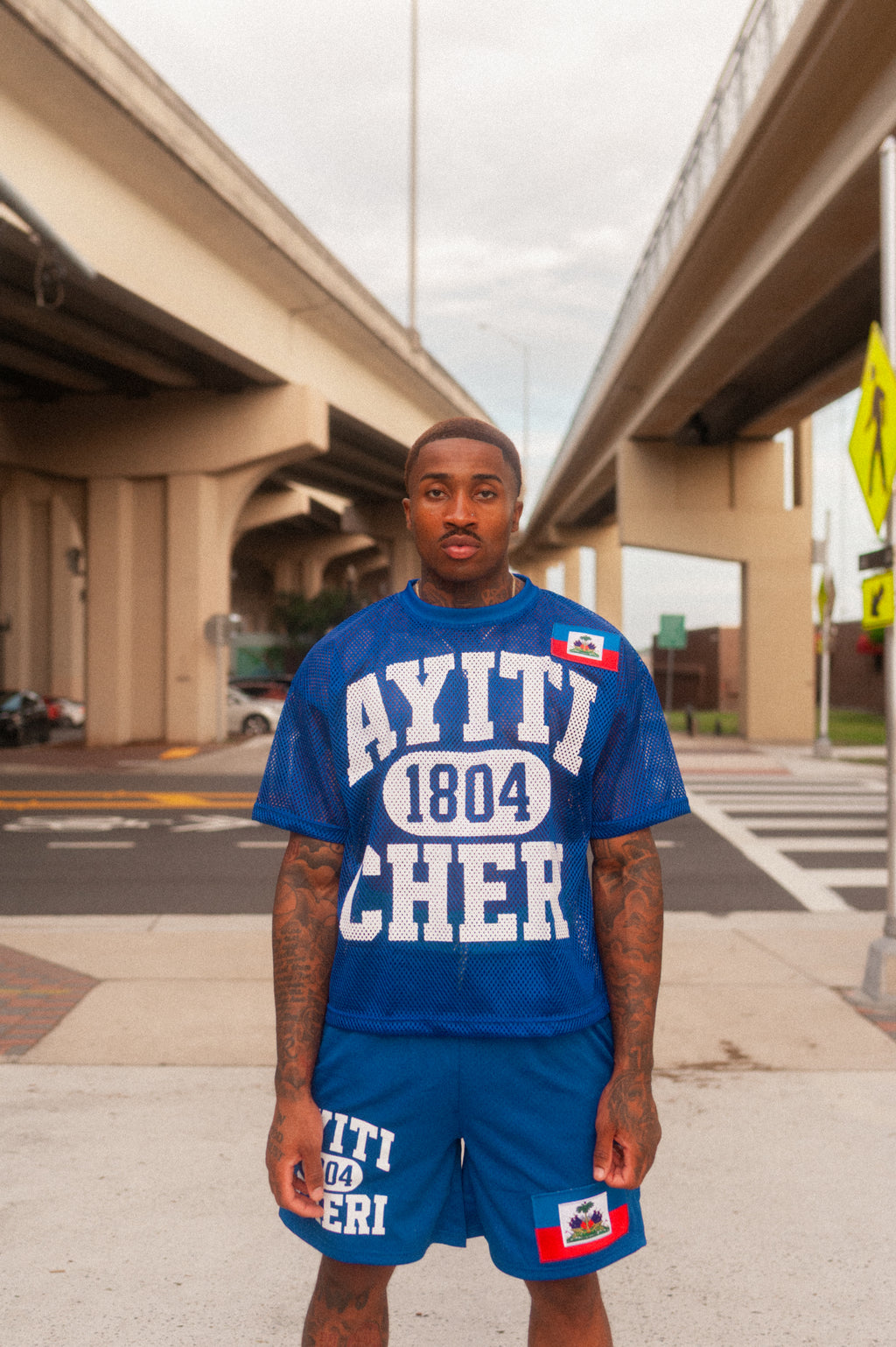Ayiti Cheri Mesh Jersey (Blue)