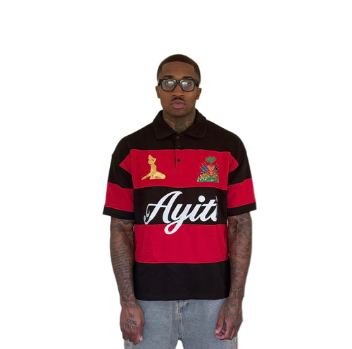 1.Ayiti Polo (Black)