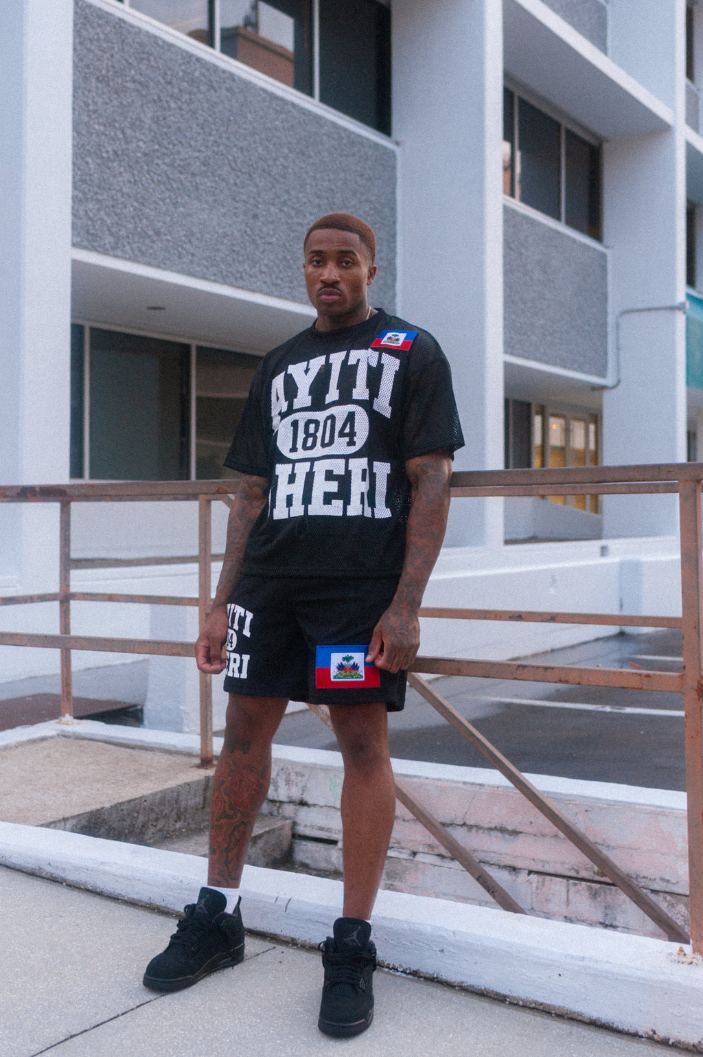 Ayiti Cheri Mesh Short (Black)