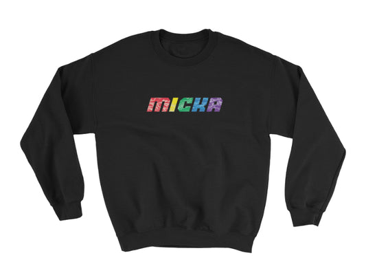 Micka Rainbow Lightning Crew Neck (Black)