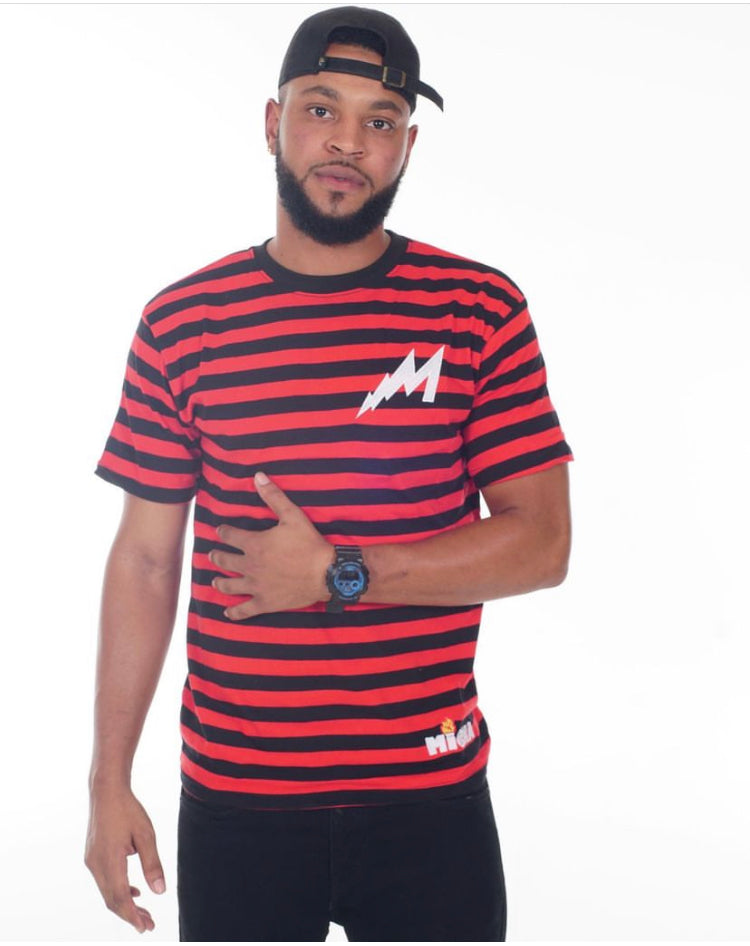 Micka Stripe Tee (Black)